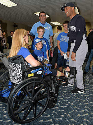 Rivera meeting the Bresette family in Kansas City on May 11.